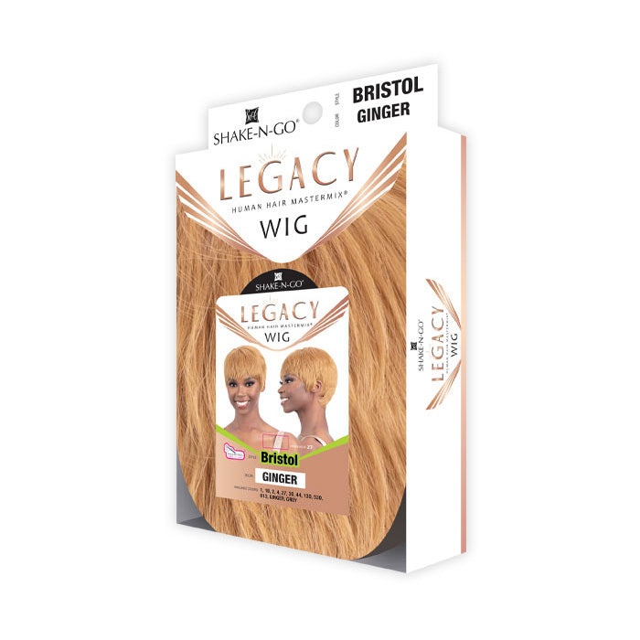 Shake N Go Legacy Human Hair Blend Full Wig - BRISTOL