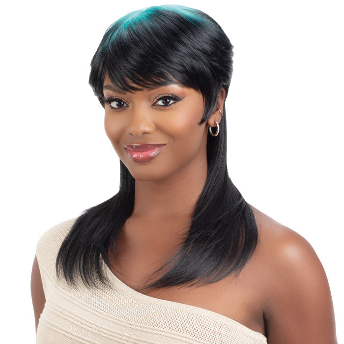 Shake N Go Equal Lite Retro Style Full Wig - STRAIGHT MULLET