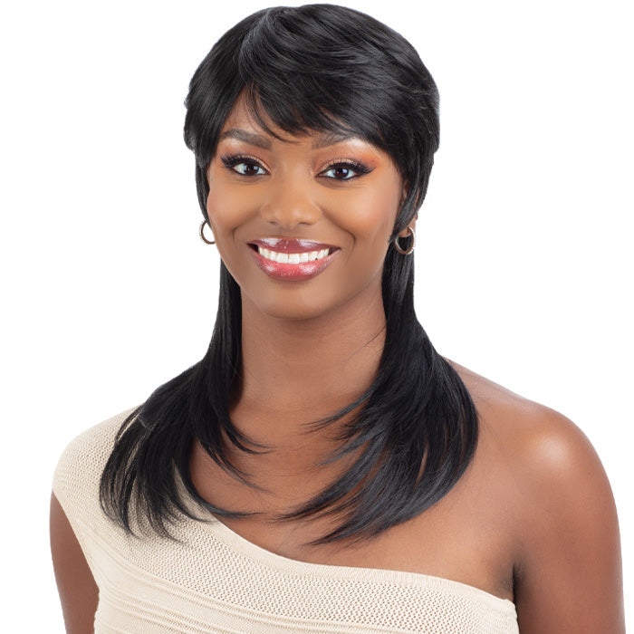 Shake N Go Equal Lite Retro Style Full Wig - STRAIGHT MULLET