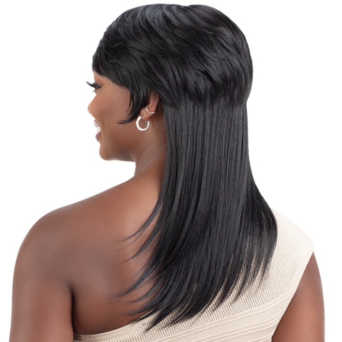 Shake N Go Equal Lite Retro Style Full Wig - STRAIGHT MULLET