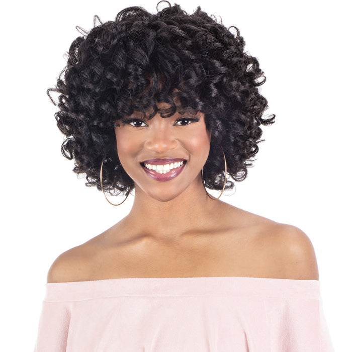 Shake N Go Natural Me Full Wig - FLEXI-ROD CURL
