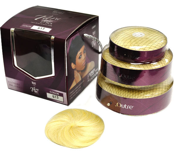Outre Velvet 100% Remi Human Hair Weave TARA123 - 27 Pcs (Closure Included)