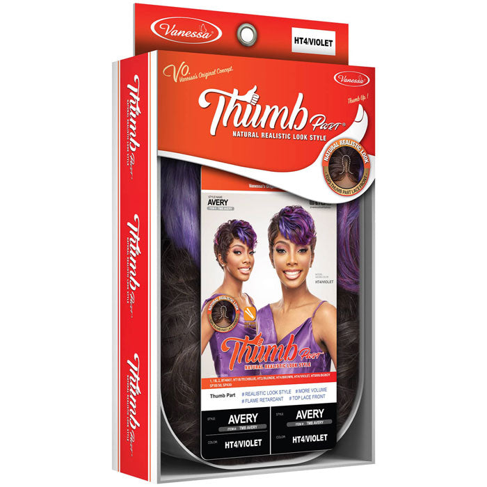 Vanessa Thumb Part Lace Front Wig - AVERY