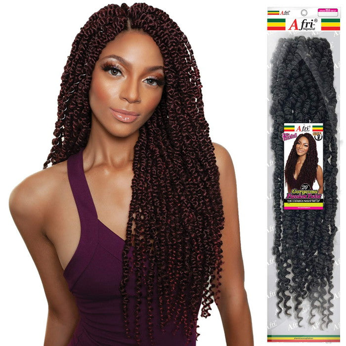Mane Concept Afri Naptural Pre-Looped Crochet Braid - TWB112 GORGEOUS PASSION TWIST 20"