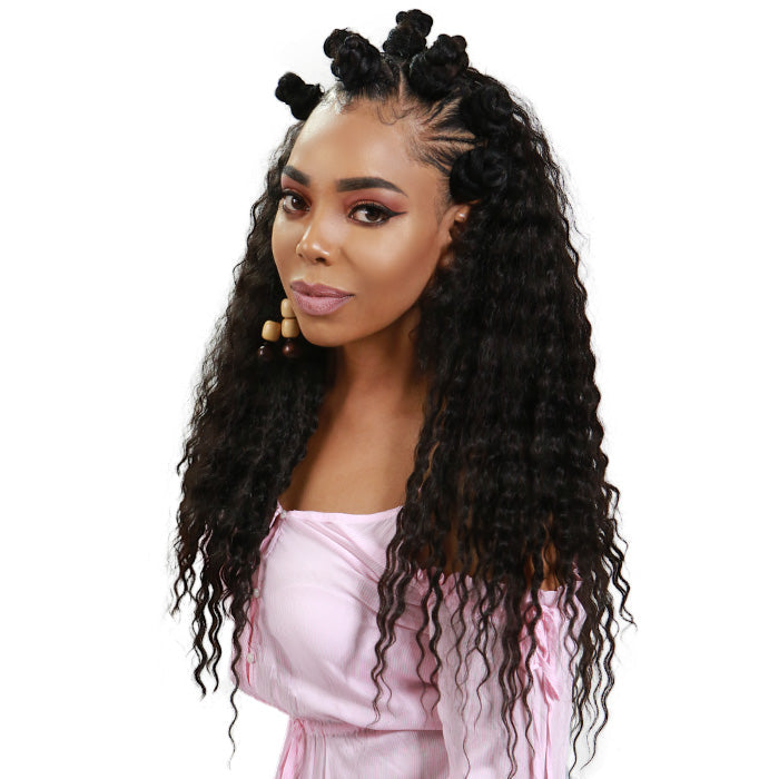 Ultima Dalva Collagen Protein Hair Crochet Braid - RIPPLE WAVE BULK BRAID 18"