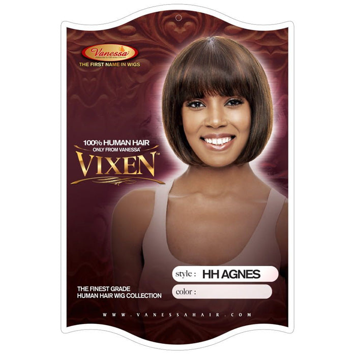 Vanessa Vixen 100% Human Hair Wig HH AGNES