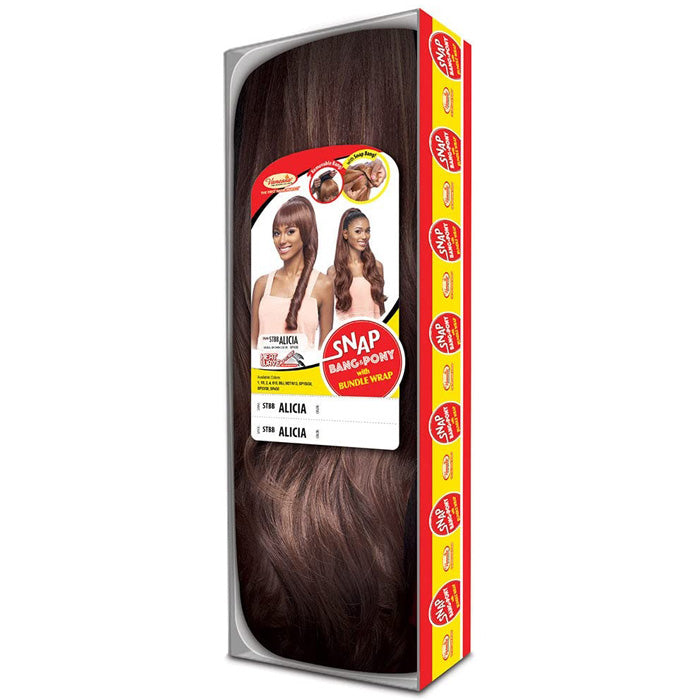 Vanessa Snap Bang & Pony Bundle Removable Bang Wrap Ponytail - STBB ALICIA
