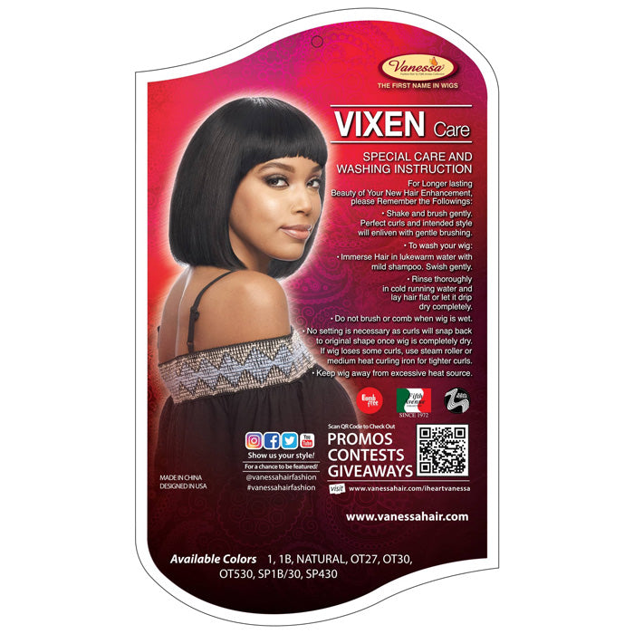Vanessa Vixen Human Hair Wig - HH AVEE