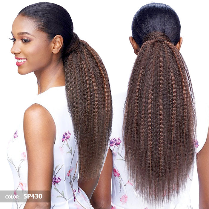 Vanessa Drawstring With Bundle Wrap Express Curl Ponytail - STB CRINKLE