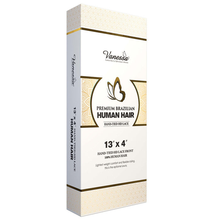 Vanessa Premium Brazilian Glueless Human Hair 13x4 HD Lace Front Wig - H134 TEMMA - 100% Hand-Tied