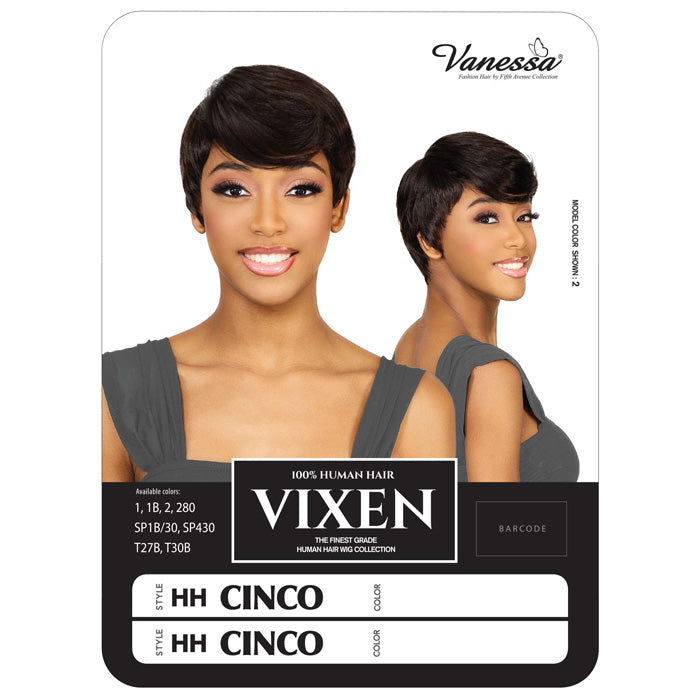 Vanessa Vixen 100% Human Hair Full Wig - HH CINCO