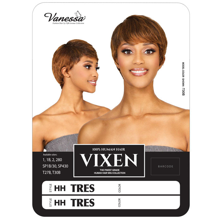 Vanessa Vixen 100% Human Hair Full Wig - HH TRES