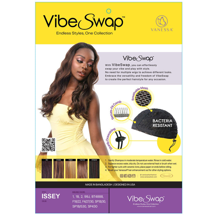 Vanessa Vibe Swap Half Wig - ISSEY
