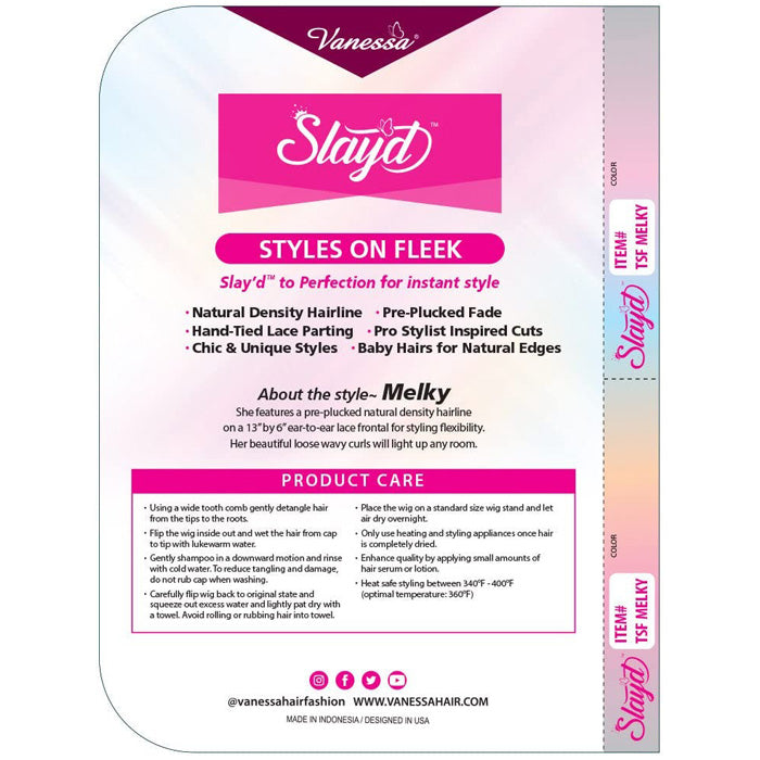 Vanessa Slayed 13x6 Lace Front Wig - MELKY