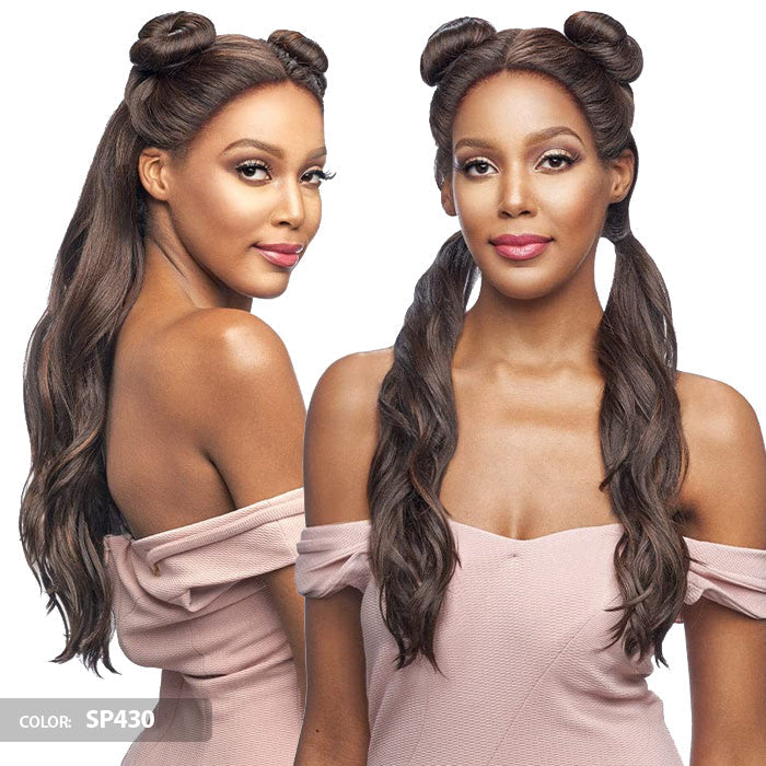 Vanessa Human Hair Blend Designer Lace Front Wig - TQHB MONICA