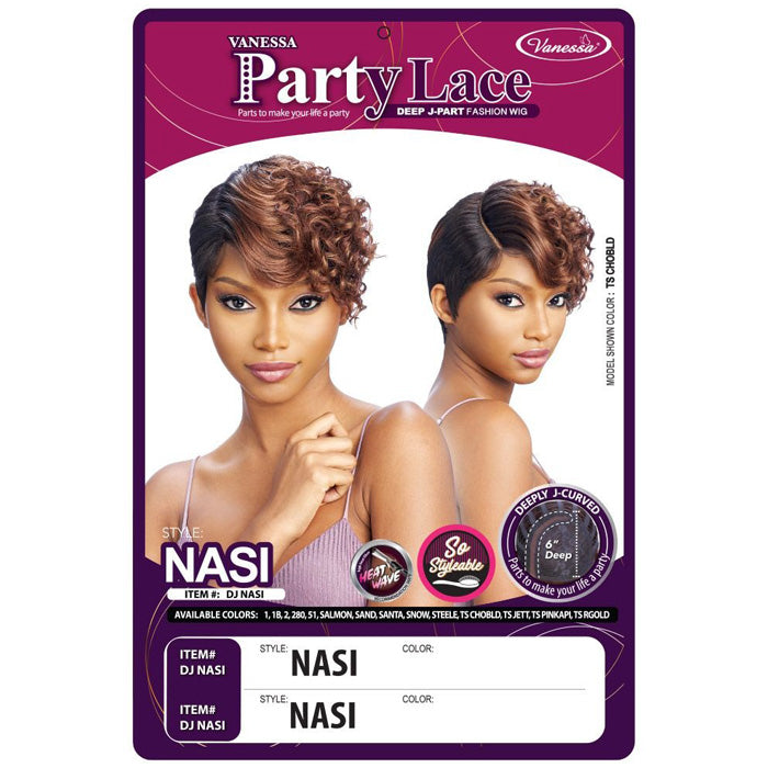 Vanessa Party Lace Deep J-Part Lace Wig - NASI