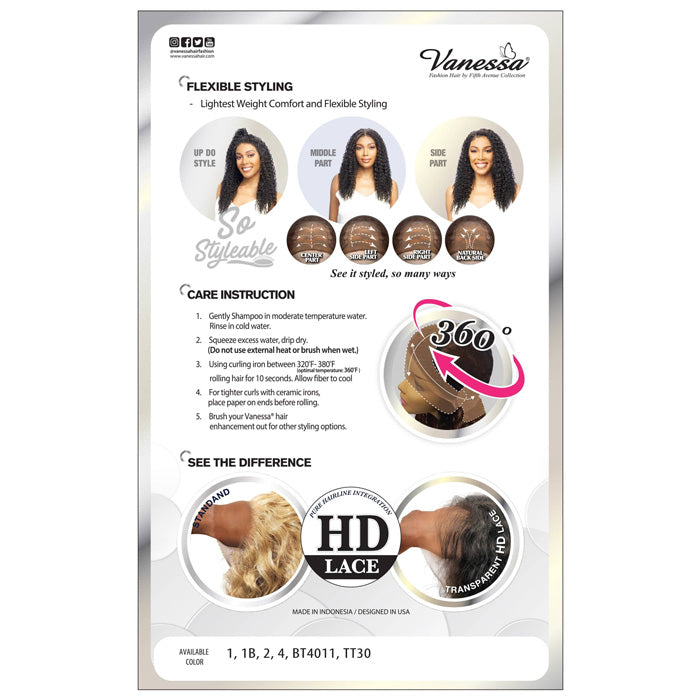 Vanessa View 360 HD Lace Wig - VIEW 360 MIZA