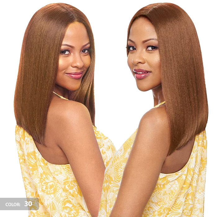 Vanessa Party Lace Deep I Part Human Hair Blend Wig DIHB SATIN