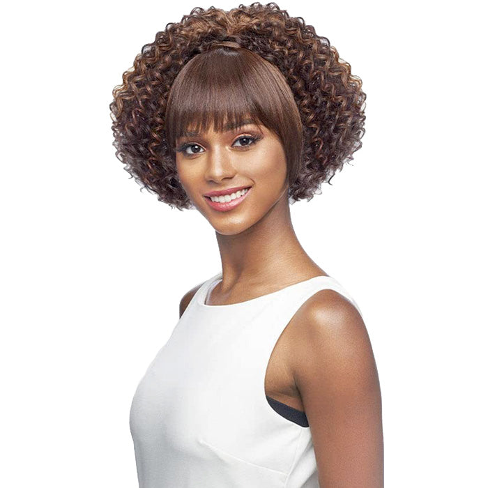 Vanessa Snap Bang & Pony Bundle Removable Bang Wrap Ponytail - STBB TINA