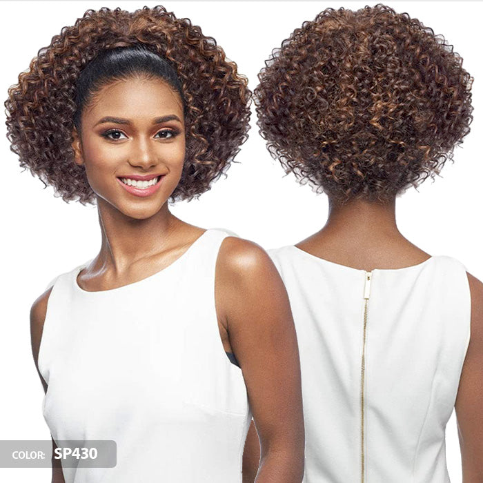 Vanessa Snap Bang & Pony Bundle Removable Bang Wrap Ponytail - STBB TINA