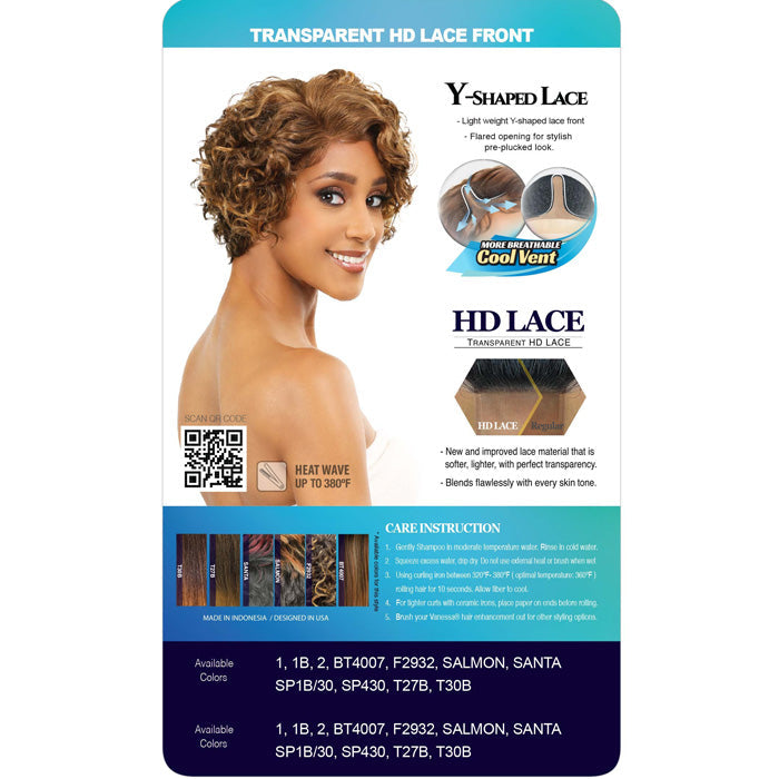 Vanessa Tops Y Part HD Lace Front Wig - KYRON