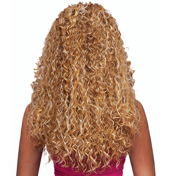 Vanessa Honey-4 Brazilian Human Hair Blend Swissilk Lace Front Wig T4HB VESEY