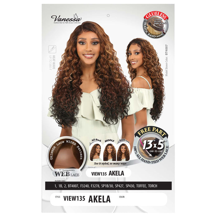 Vanessa View 135 Glueless 13x5 HD Lace Front Wig - VIEW 135 AKELA