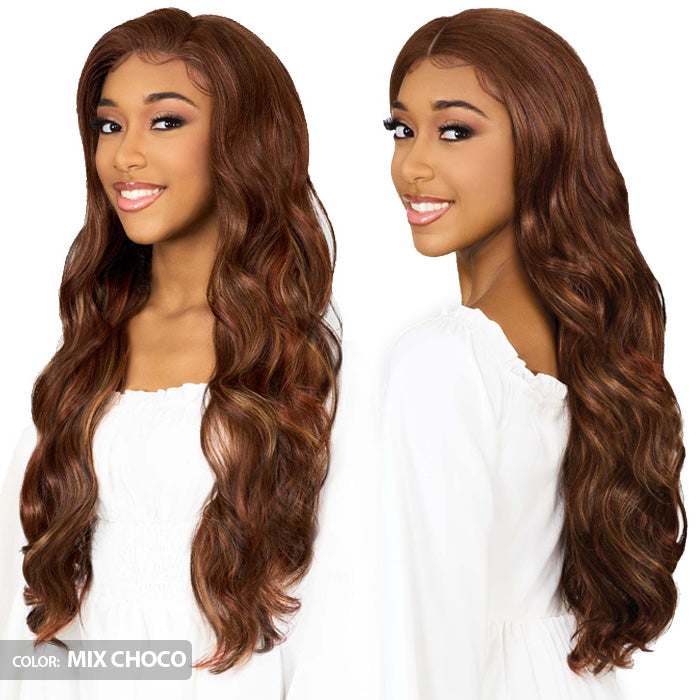 Vanessa View 99 Glueless 360 Whole Hand-Tied Human Hair Blended HD Lace Wig - VIEW99 HB ROBBYN