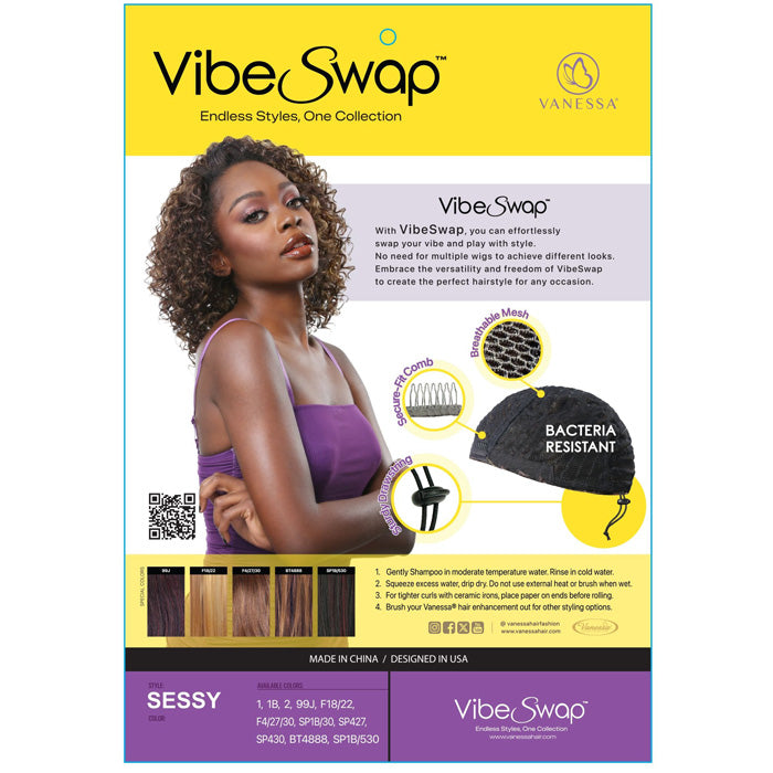 Vanessa Vibe Swap Half Wig - SESSY