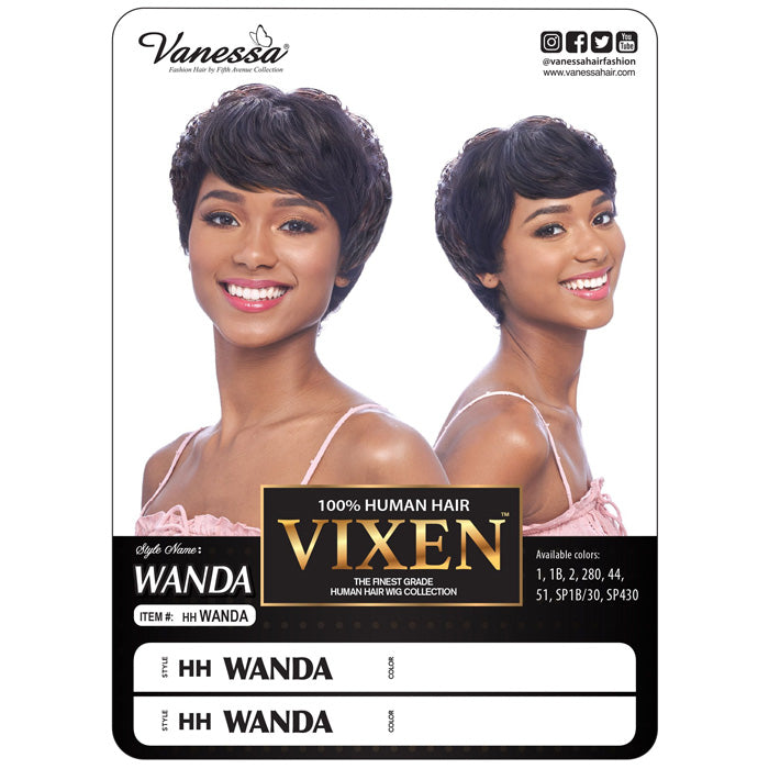 Vanessa Vixen 100% Human Hair Wig - HH WANDA