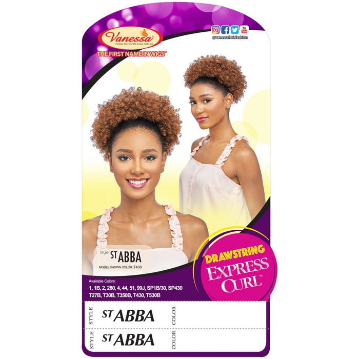 Vanessa Synthetic Drawstring Ponytail - STB ABBA