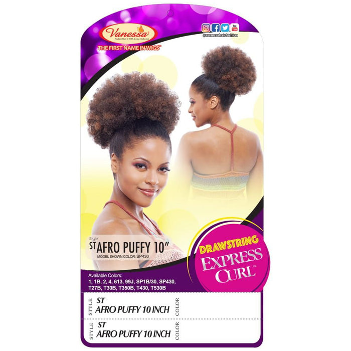 Vanessa Drawstring Express Curl Ponytail - ST AFRO PUFFY