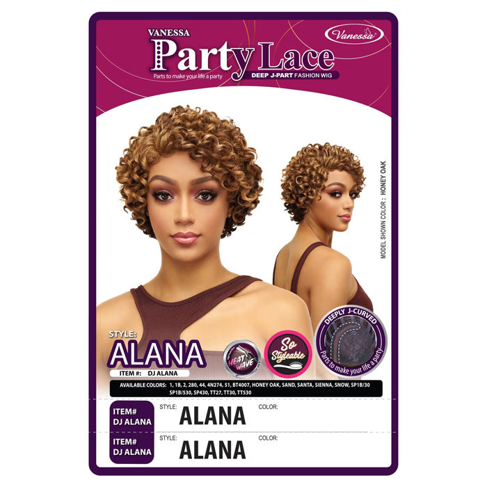 Vanessa Party Lace Deep J Part Wig - DJ ALANA