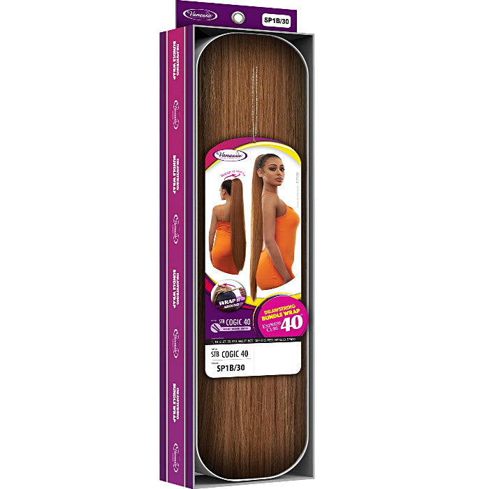 Vanessa Drawstring With Bundle Wrap Express Curl Ponytail - STB COGIC 40