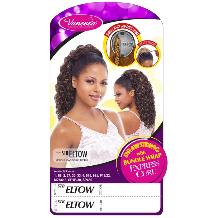 Vanessa Drawstring With Bundle Wrap Express Curl Ponytail - STB ELTOW