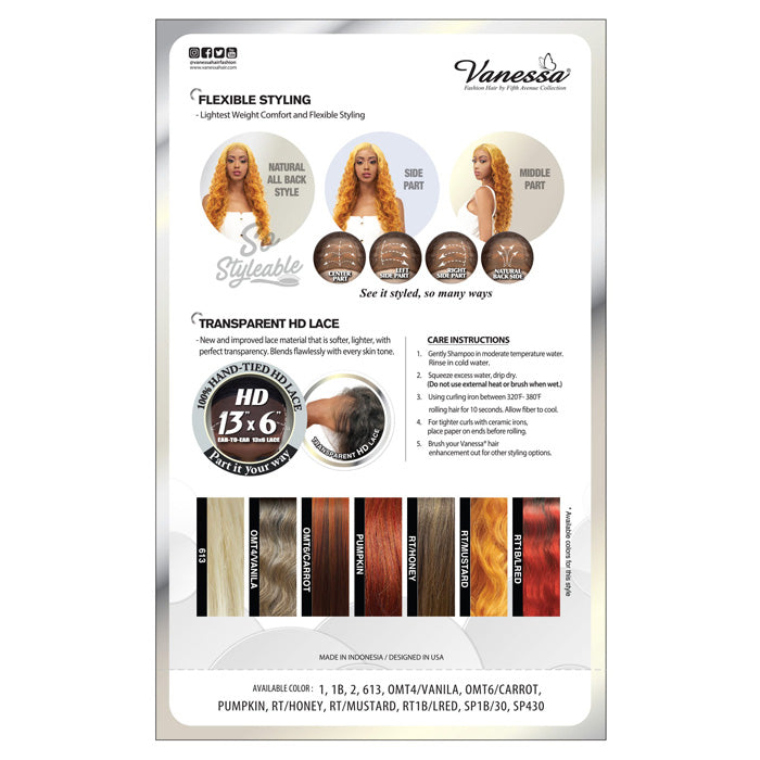 Vanessa View 136 HD 13x6 Lace Front Wig - VIEW136 ARIA