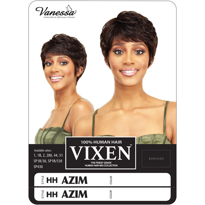 Vanessa Vixen 100% Human Hair Full Wig - HH AZIM