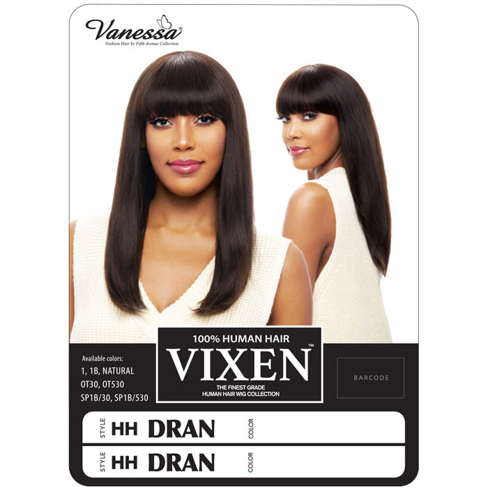 Vanessa Vixen 100% Human Hair Full Wig - HH DRAN