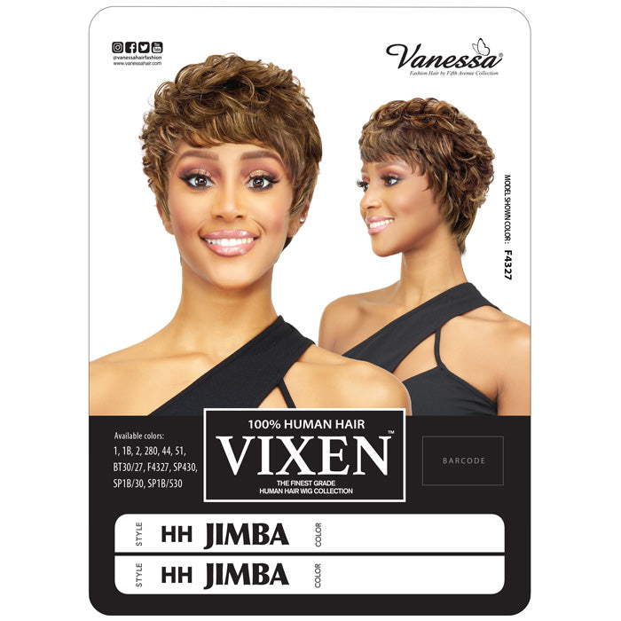 Vanessa Vixen 100% Human Hair Full Wig - HH JIMBA