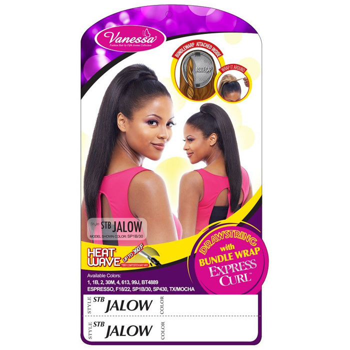 Vanessa Drawstring With Bundle Wrap Express Curl Ponytail - STB JALOW