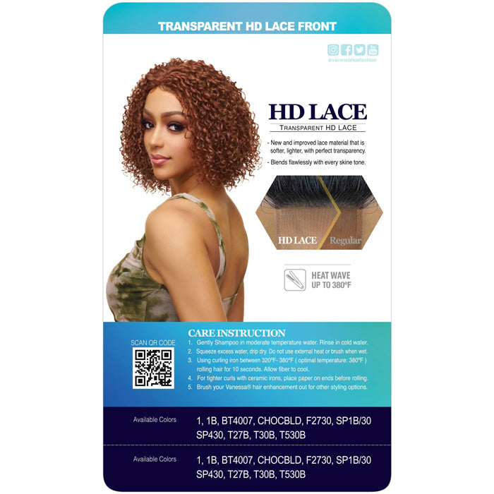 Vanessa Top Lace Deep Middle Part HD Lace Front Wig - LIHAN