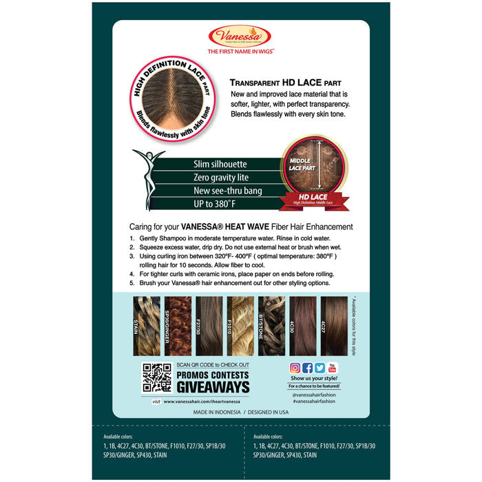 Vanessa Slim Bang HD Lace Front Wig - LSB KADY