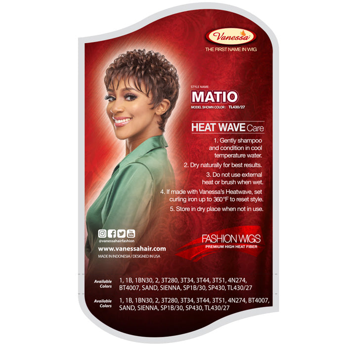 Vanessa Fashion Full Wig - MATIO