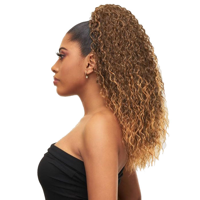 Vanessa Express Curl Hair Drawstring With Bundle Wrap Ponytail - STB MEDOW 20
