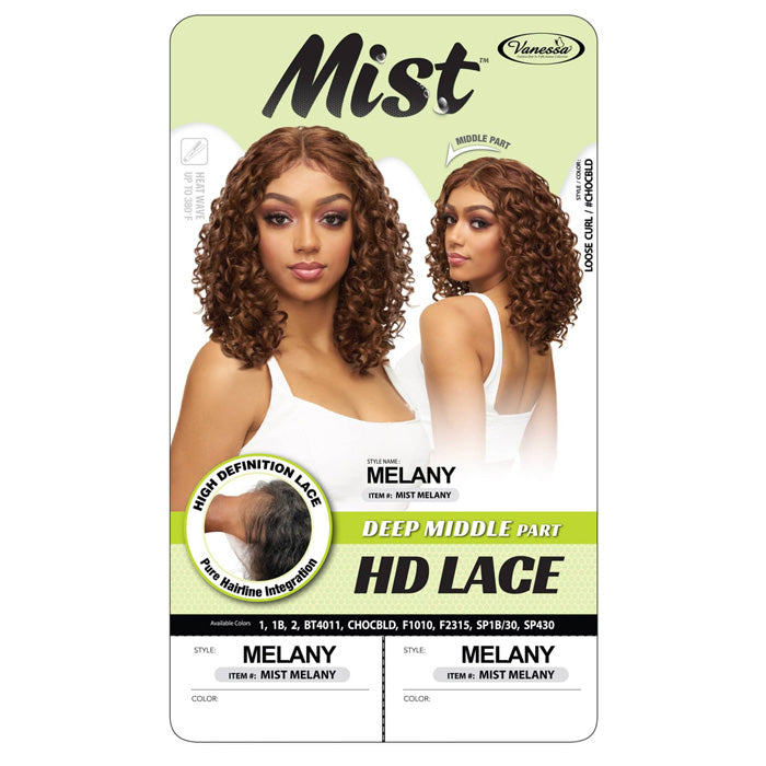 Vanessa Mist Synthetic Hair HD Lace Front Wig - MELANY