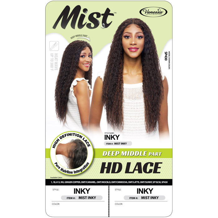 Vanessa Mist HD Lace Deep Part Front Wig - MIST INKY