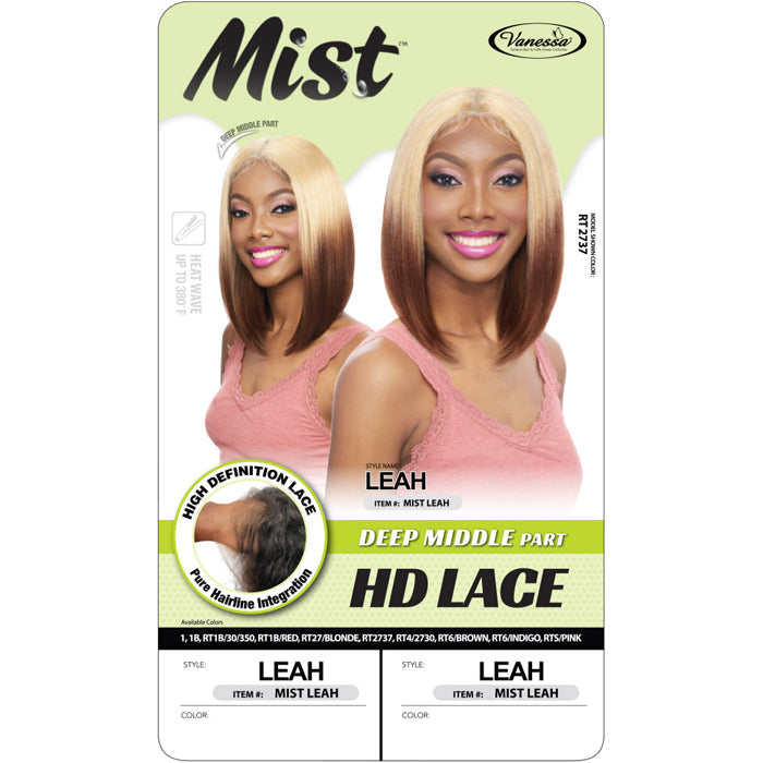 Vanessa Mist HD Deep Middle Part Lace Wig - LEAH