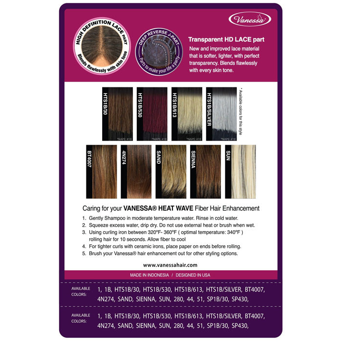 Vanessa Party Lace HD Lace J Part Full Wig - MELT SILVY