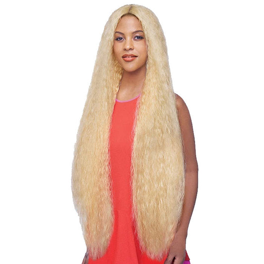 Vanessa Honey Brazilian Human Hair Blend Tops Deep Part Lace Front Wig - TDHB NIKOLA 45