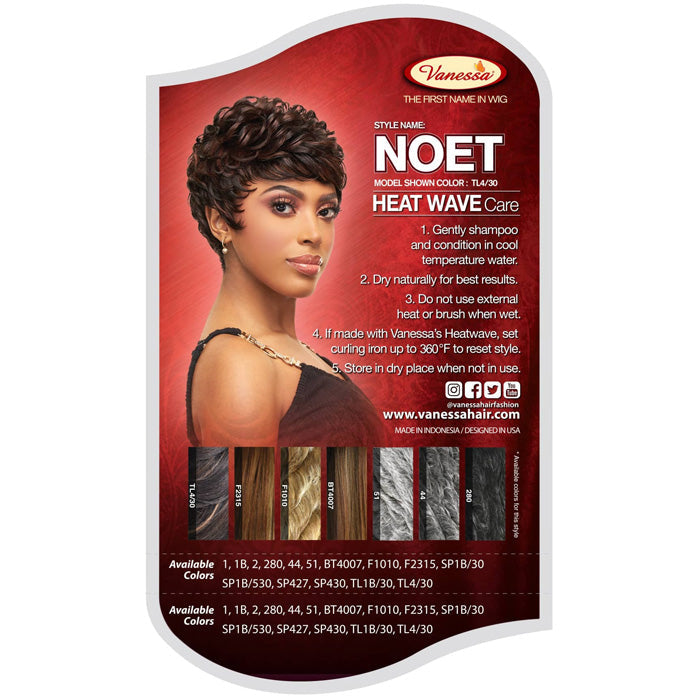 Vanessa Fashion Full Wig - NOET